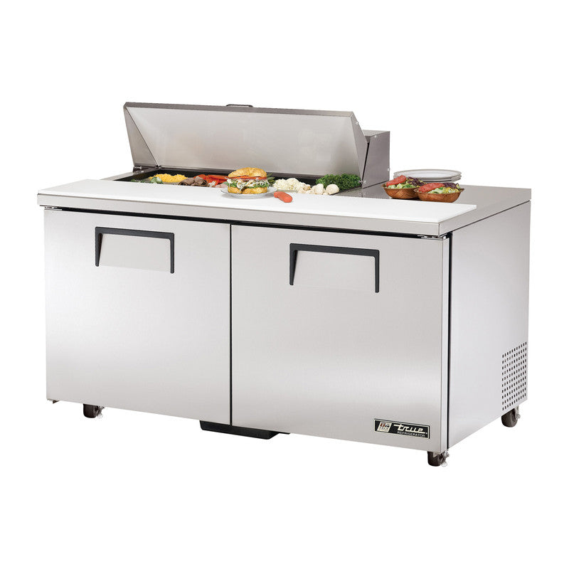 True TSSU-60-10-ADA-HC Sandwich Prep Table, 603/8" Wide, 2 Doors, 4 Shelves, 10 Pans (Tops)