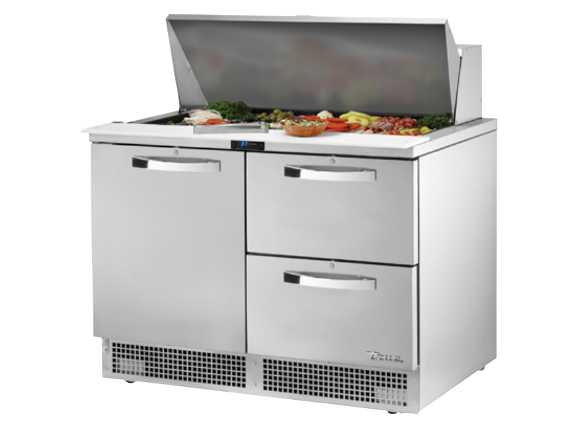 True TSSU-60-16D-4-ADA-HC~SPEC3 Sandwich Prep Table, 60 3/8" Wide, 16 Pans (Tops)