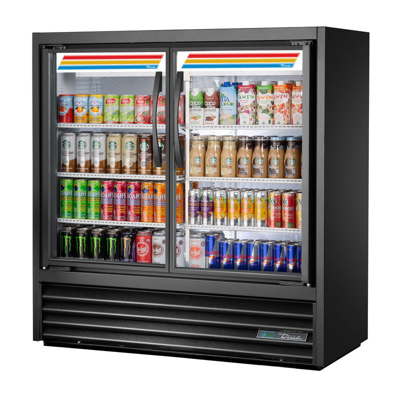 True TVM-48SL-48-HC~VM01 Merchandiser Refrigerator, 46 7/8" Wide, 2 Doors, 6 Shelves