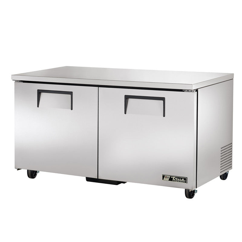 True TUC-60F-HC Undercounter Freezer, 60 3/8" Wide, 2 Doors, 4 Shelves