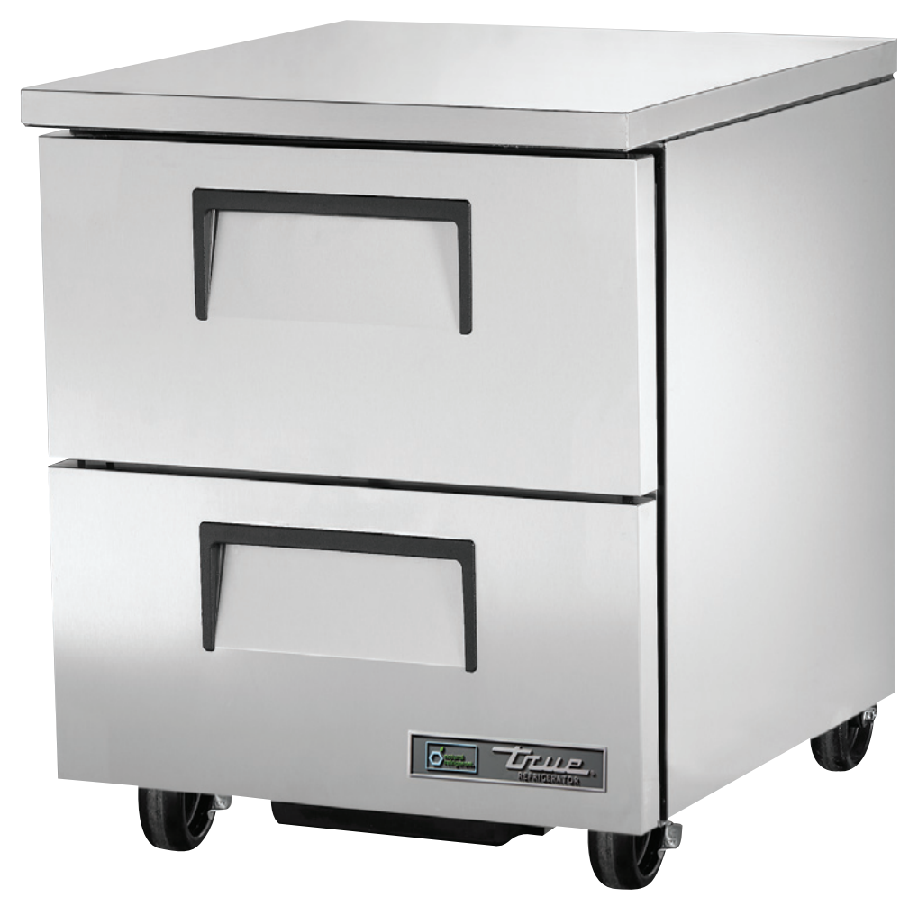 True TUC-27D-2-HC Undercounter Refrigerator, 27 5/8" Wide
