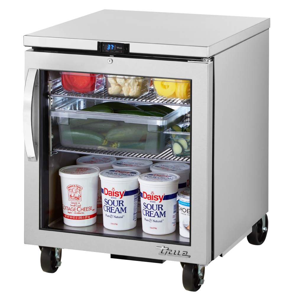 True TUC-27G-HC~SPEC3 Undercounter Refrigerator, 27 5/8" Wide, 1 Door, 2 Shelves, Spec Series