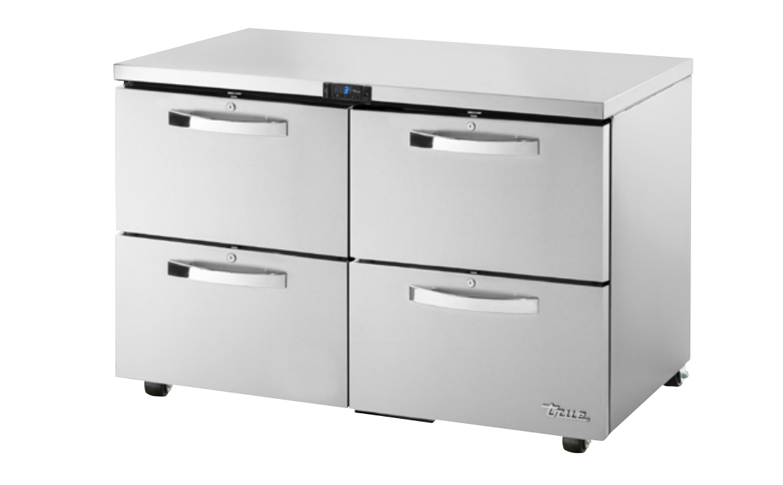 True TUC-48D-2-HC~SPEC3 Undercounter Refrigerator, 48 3/8" Wide, 1 Door, 2 Shelves, Spec Series