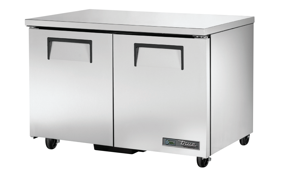 True TUC-48-HC Undercounter Refrigerator, 48 3/8" Wide, 2 Doors, 4 Shelves
