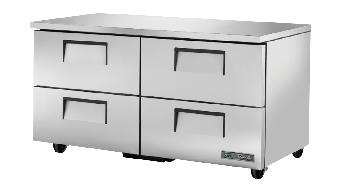 True TUC-60D-4-HC Undercounter Refrigerator, 60 3/8" Wide