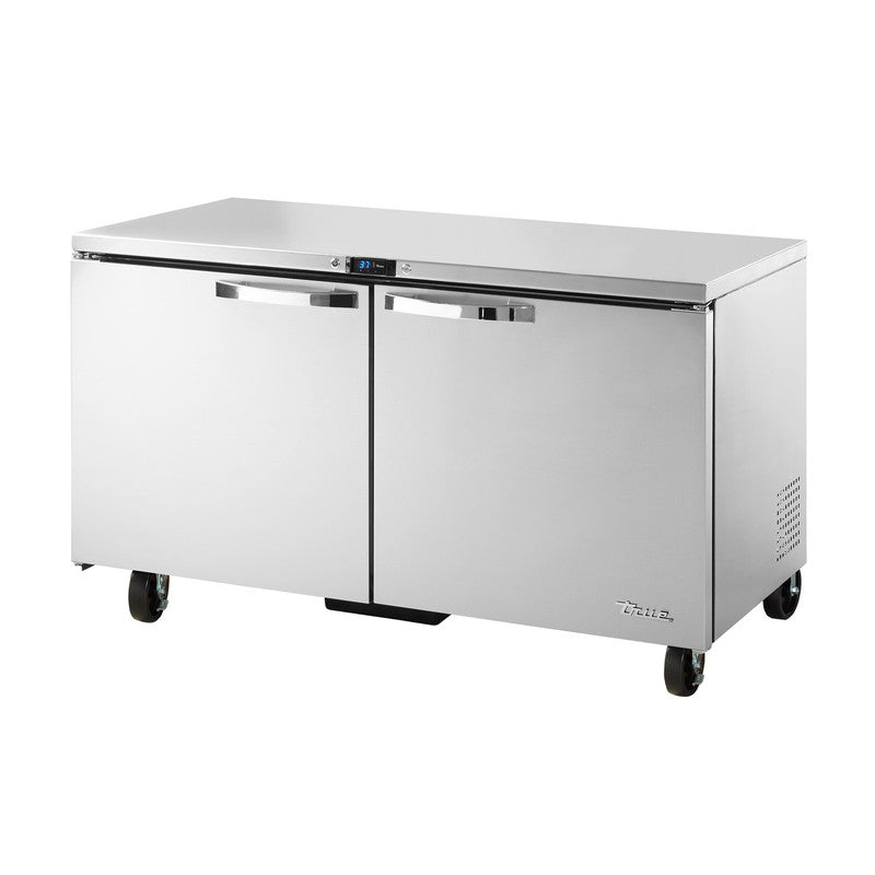 True TUC-60-HC~SPEC3 Undercounter Refrigerator, 60 3/8" Wide, 2 Doors, 4 Shelves, Spec Series