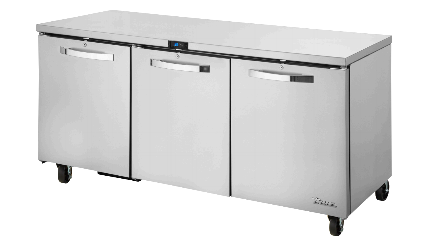 True TUC-72-HC~SPEC3 Undercounter Refrigerator, 72 3/8" Wide, 3 Doors, 6 Shelves, Spec Series