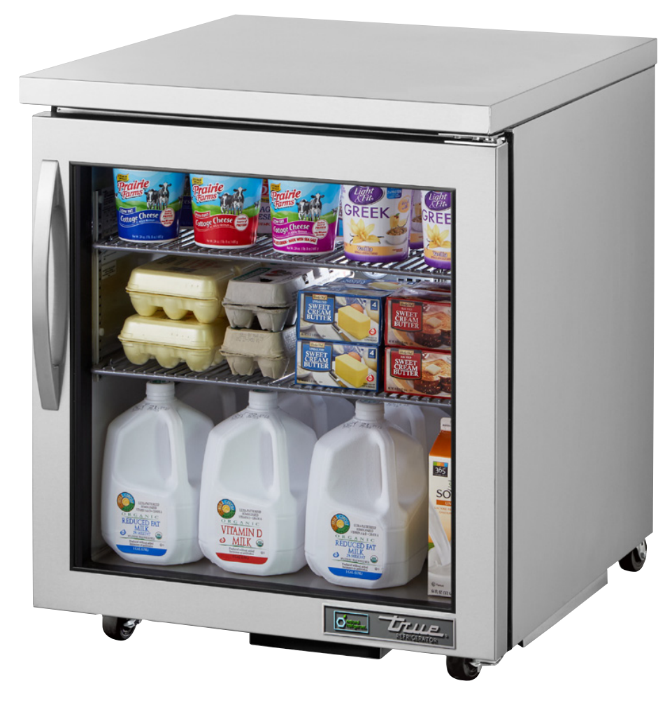 True TUC-27G-ADA-HC~FGD01 Undercounter Refrigerator, 27 5/8" Wide, 1 Door, 2 Shelves