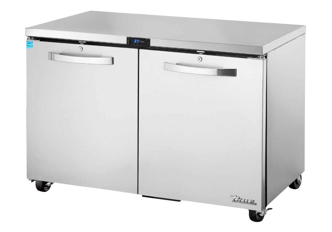 True TUC-48-ADA-HC~SPEC3 Undercounter Refrigerator, 48 3/8" Wide, 2 Doors, 4 Shelves, Spec Series