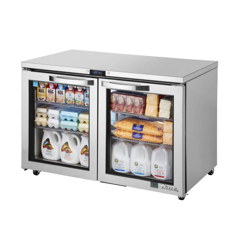 True TUC-48G-ADA-HC~SPEC3 Undercounter Refrigerator, 48 3/8" Wide, 2 Doors, 4 Shelves, Spec Series
