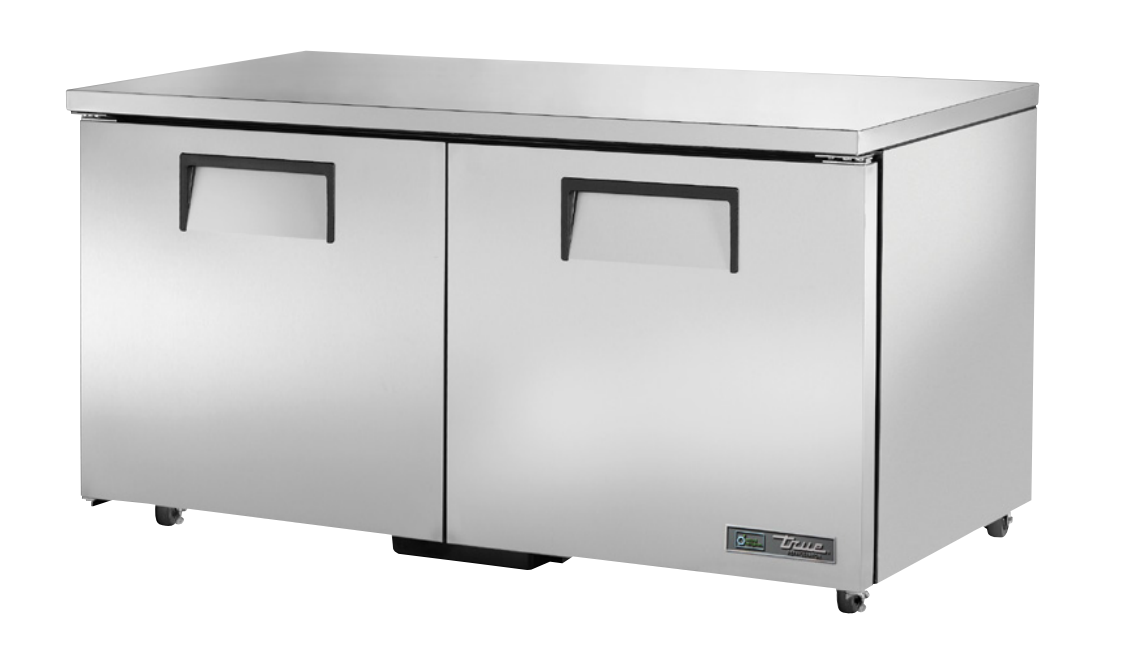 True TUC-60-ADA-HC Undercounter Refrigerator, 60 3/8" Wide, 2 Doors, 4 Shelves