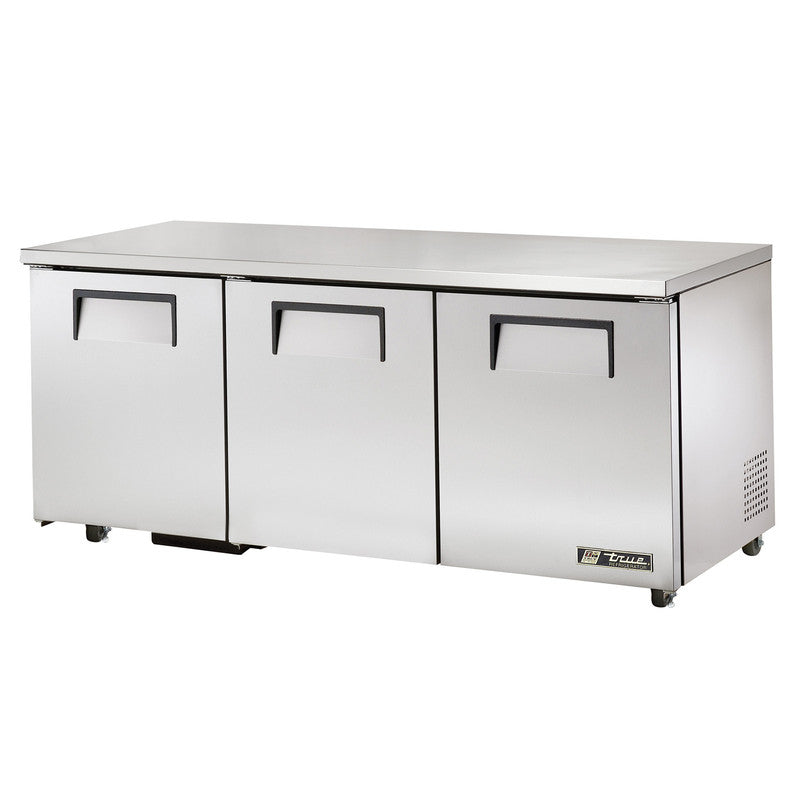 True TUC-72-ADA-HC~SPEC3 Undercounter Refrigerator, 72 3/8" Wide, 3 Doors, 6 Shelves, Spec Series