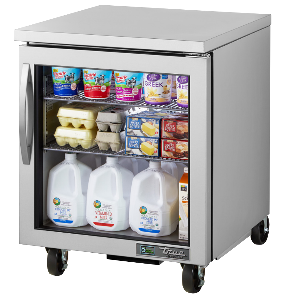 True TUC-27G-HC~FGD01 Undercounter Refrigerator, 27 5/8" Wide, 1 Door, 2 Shelves