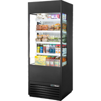 True TOAM-30GS-HC~NSL01 Open Refrigerated Display Merchandiser, 30" Wide, 4 Shelves