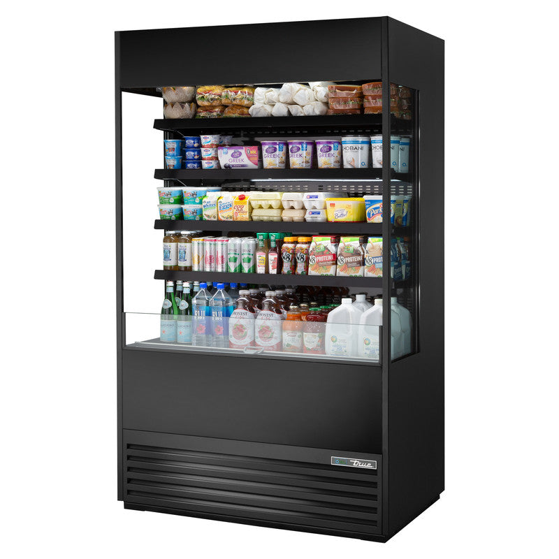 True TOAM-48GS-HC~NSL01 Open Refrigerated Display Merchandiser, 48" Wide, 4 Shelves