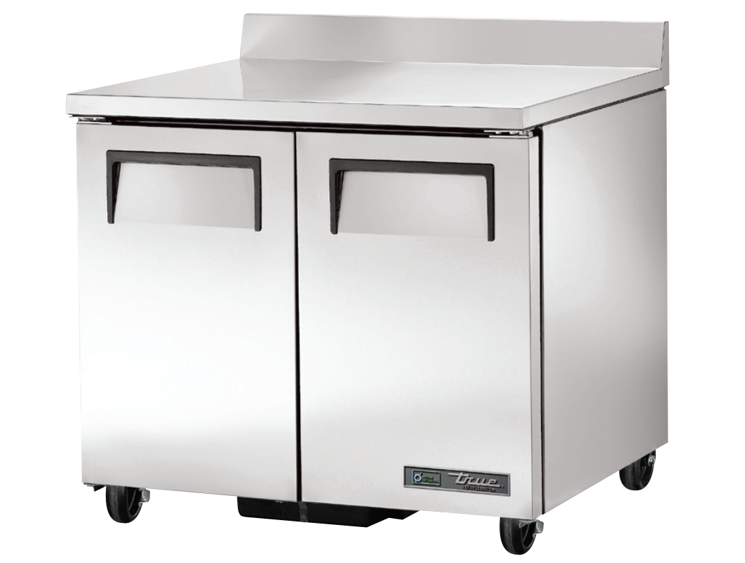 True TWT-36-HC Worktop Refrigerator, 36 3/8" Wide, 2 Doors, 4 Shelves