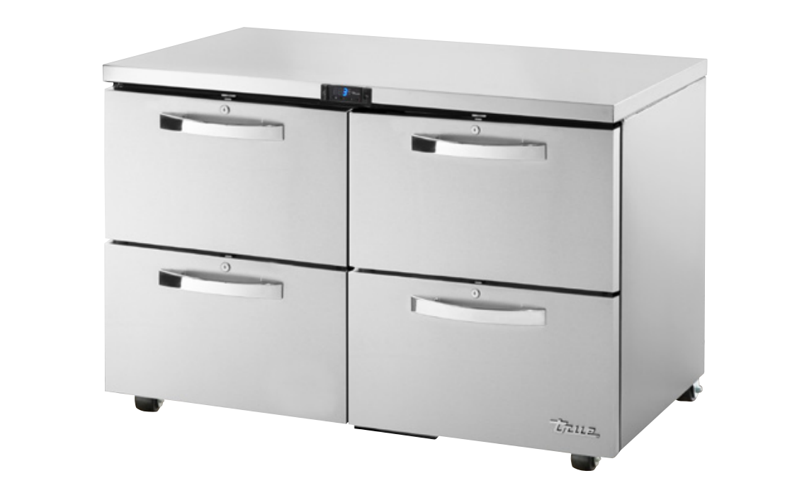 True TWT-36-HC~SPEC3 Worktop Refrigerator, 36 3/8" Wide, 2 Doors, 4 Shelves, Spec Series