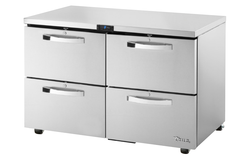 True TWT-48D-4-HC~SPEC3 Worktop Refrigerator, 48 3/8" Wide, Spec Series