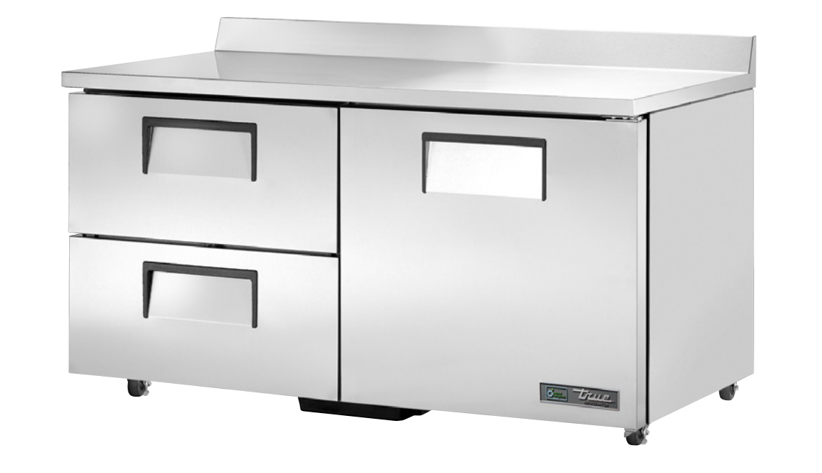 True TWT-60D-2-ADA-HC Worktop Refrigerator, 60 3/8" Wide, 1 Door, 2 Shelves