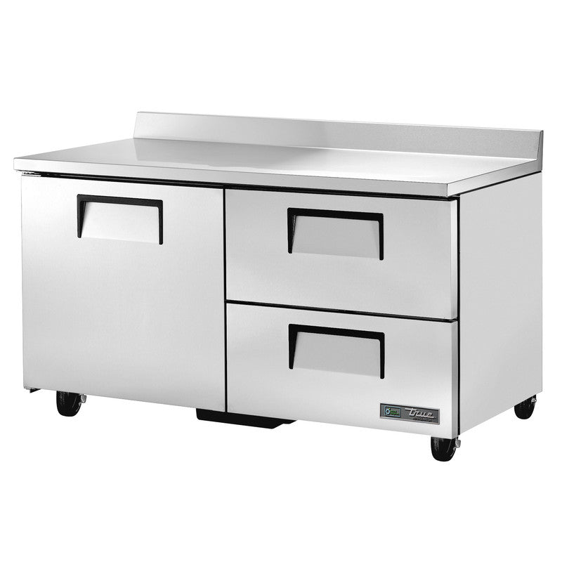 True TWT-60D-2-HC Worktop Refrigerator, 60 3/8" Wide, 1 Door, 2 Shelves