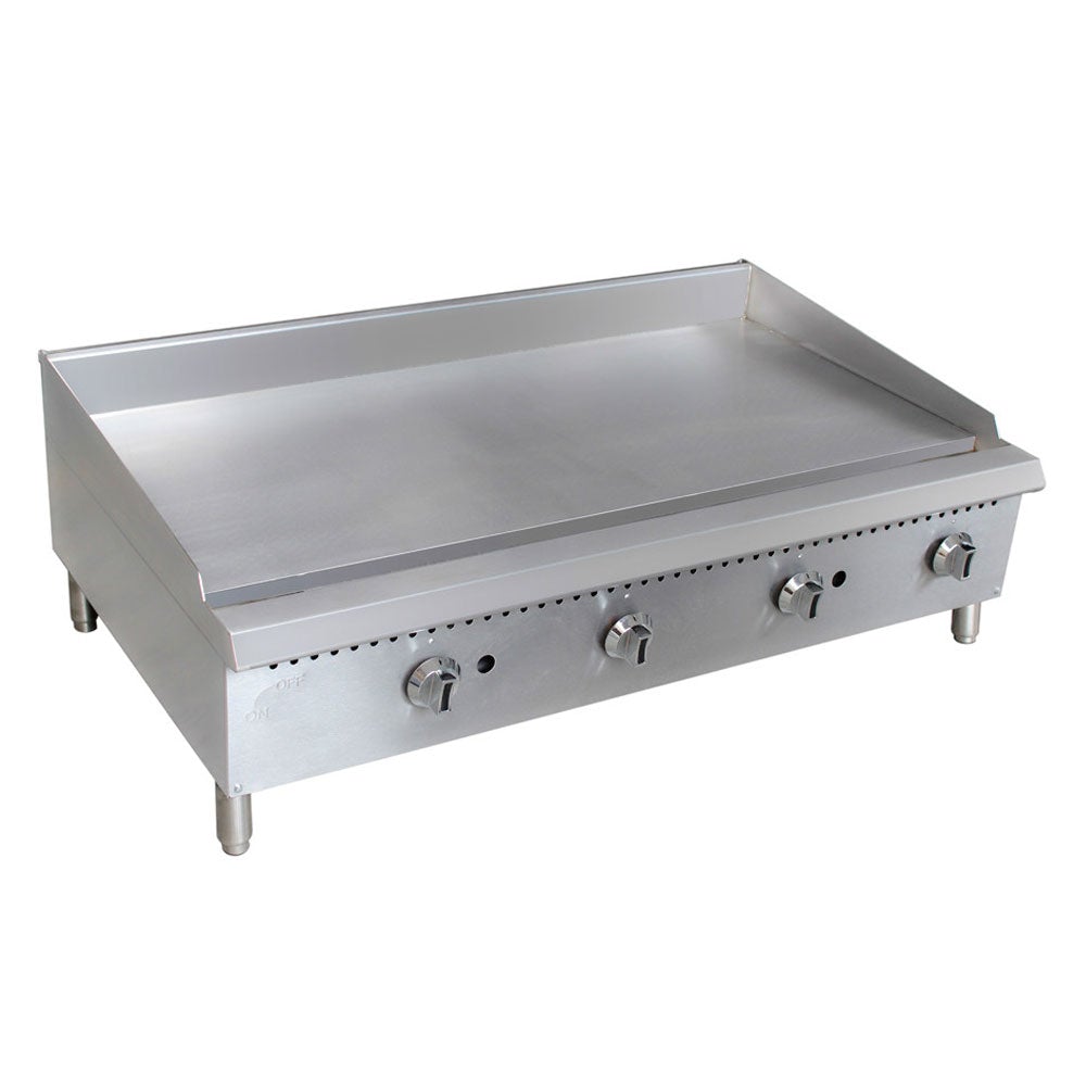 Cookline CGG-60T-HD 60" Gas Countertop Griddle with Thermostatic Controls, 150,000 BTU