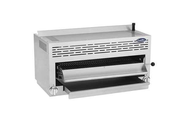Atosa CookRite ATSB-36 36" Salamander Broiler with 35,000 BTU, with Range Mounting Kit