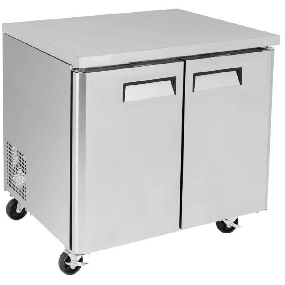 Coldline UC-36R 36" Undercounter Work Top Refrigerator, 8.2 Cu. Ft.