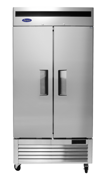 Atosa MBF8502GR Bottom Mount Slim Two Door Reach-in Freezer, 28.5 Cu. Ft.