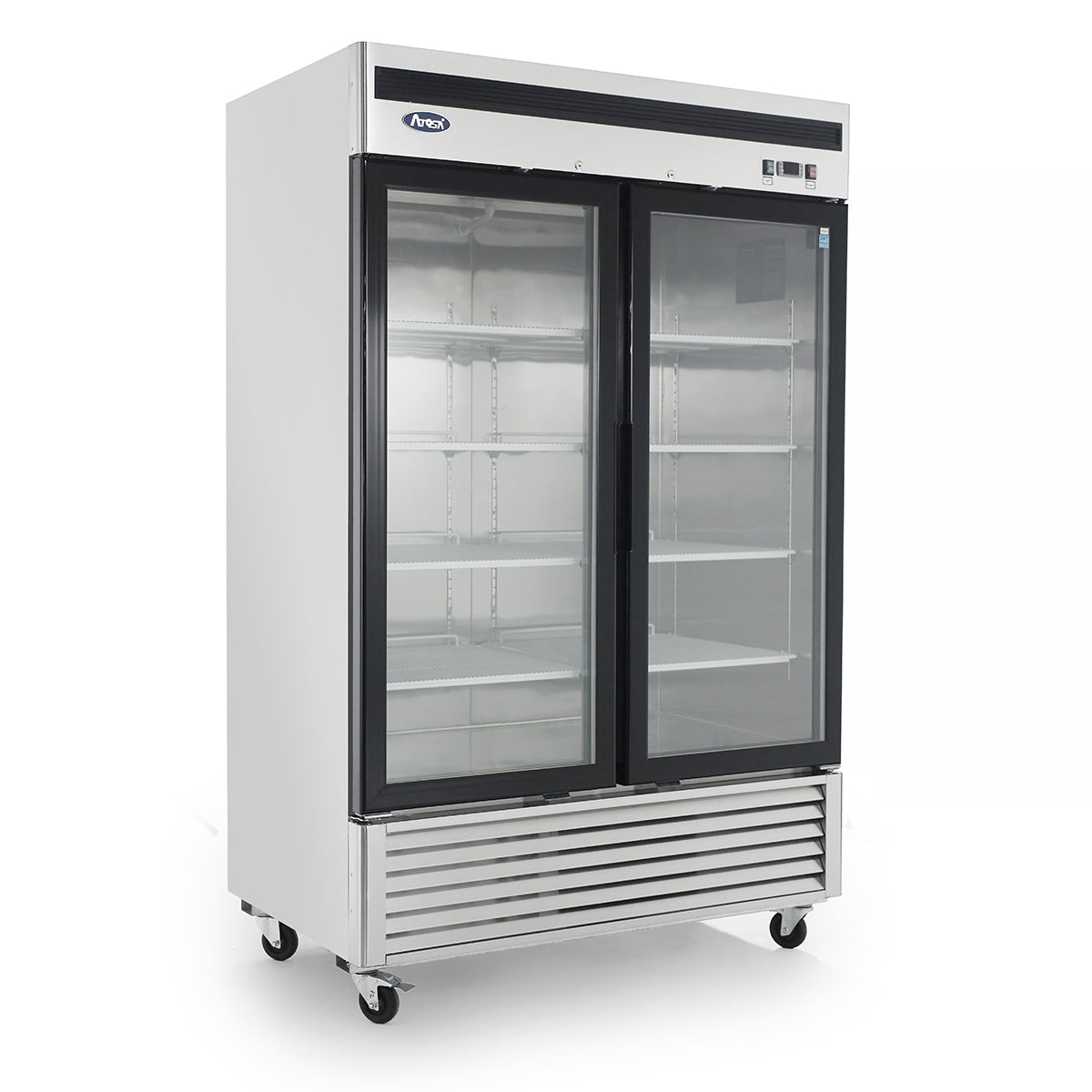 Atosa MCF8707GR Bottom Mount (2) Two Glass Door Refrigerator