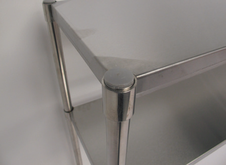 Atosa MROS-4RE 48 Inch Stainless Steel Over Shelf for MSF Series Sandwich Prep Refrigerators