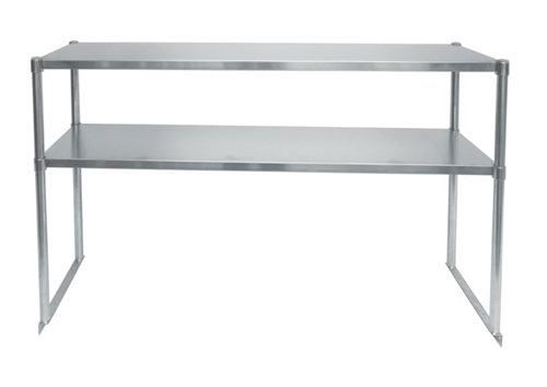 Atosa MROS-5RE 60 Inch Stainless Steel Over Shelf for MSF Series Sandwich Prep Refrigerators