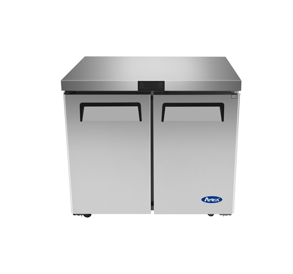 Atosa MGF36RGR 36.31" 2 Door Undercounter Refrigerator, 8.7 Cu. Ft.