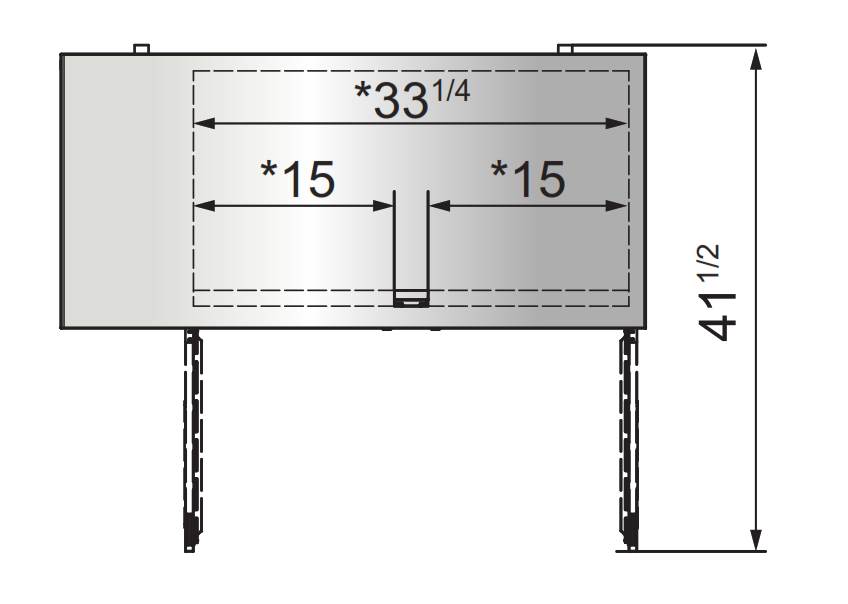 Atosa SBB48GRAUS1 48" 2 Door Shallow Depth Bar Back Cooler, 11.5 Cu. Ft., Stainless Steel Exterior
