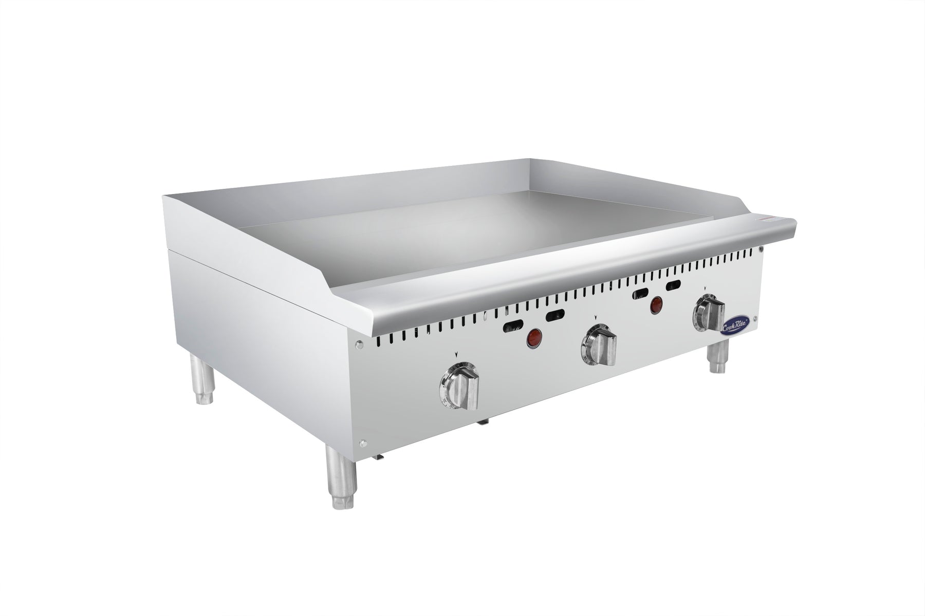 Atosa ATTG-36 36" Thermostatic Gas Griddle, 75,000 BTU, 1" Thick Griddle Plate