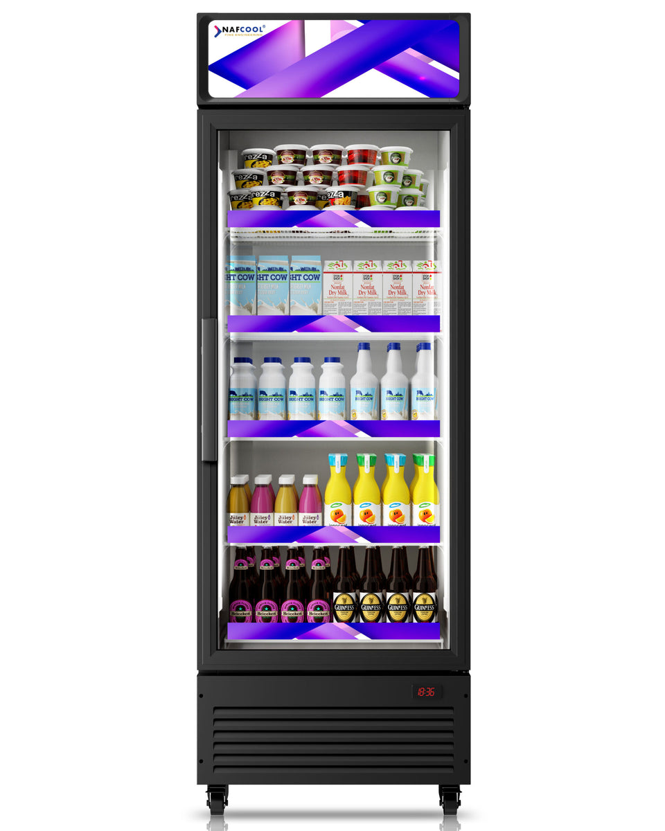 NAFCOOL SDGR28 28" 1 Glass Door Merchandiser, 20 Cu. Ft.