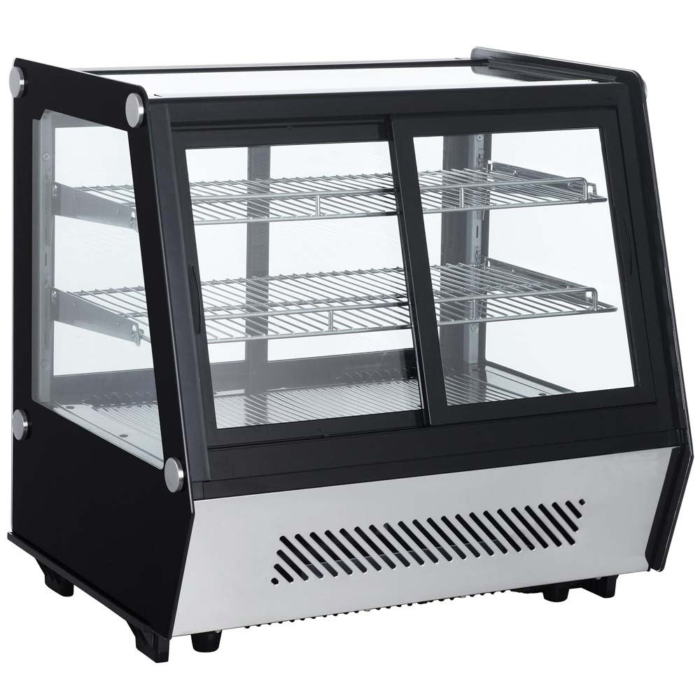 Marchia MDCC125 28" Refrigerated Countertop Dual Access Display Case