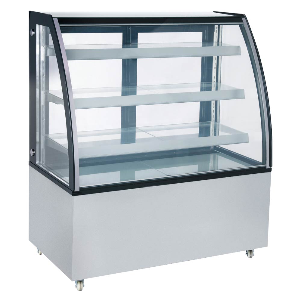 Marchia MBT48 48" Curved Glass Refrigerated Bakery Display Case