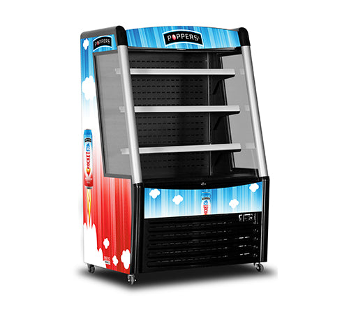 NAFCOOL ERINA36 36″ Open Air Curtain Merchandiser, 8.83 Cu. Ft.