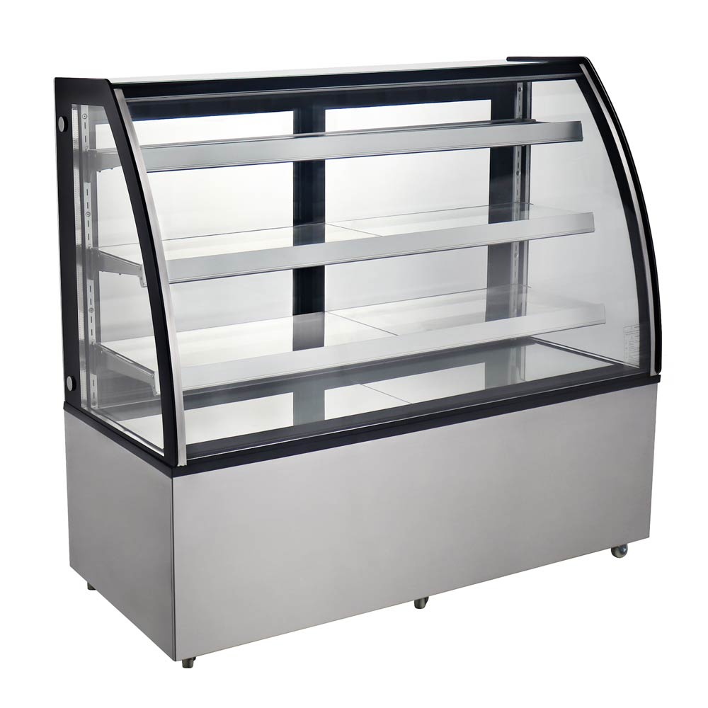 Marchia MBT60 60" Curved Glass Refrigerated Bakery Display Case