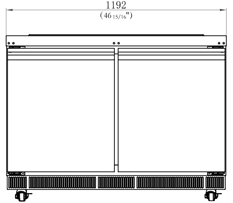 Coldline CBT-48 48" Stainless Steel Refrigerated Salad Bar, Buffet Table, Self Service