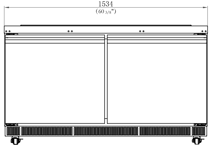 Coldline CBT-60 60" Stainless Steel Refrigerated Salad Bar, Buffet Table, Self Service