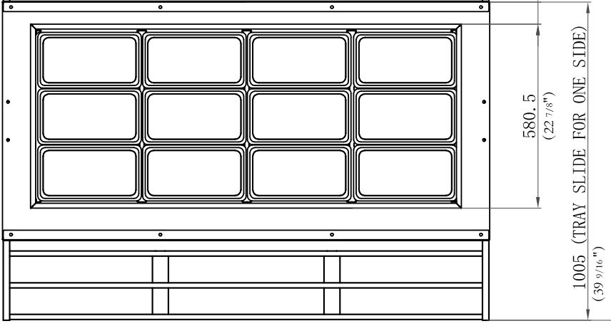 Coldline CBT-60-CSG 60" Stainless Steel Refrigerated Salad Bar, Buffet Table with Sneeze Guard, Tray Slide and Pan Cover, Self Service