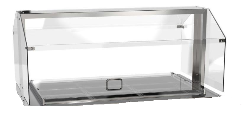 Coldline CSG-3048 48" Sneeze Guard for Self Service Salad Bar Buffet Table