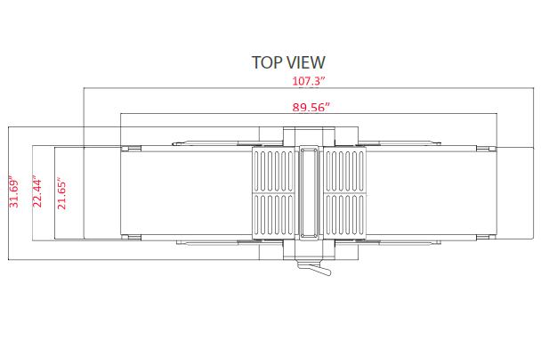 Prepline FSS-89-220 89" Reversible Floor Model Dough Sheeter,  Stainless Steel Body, 220v