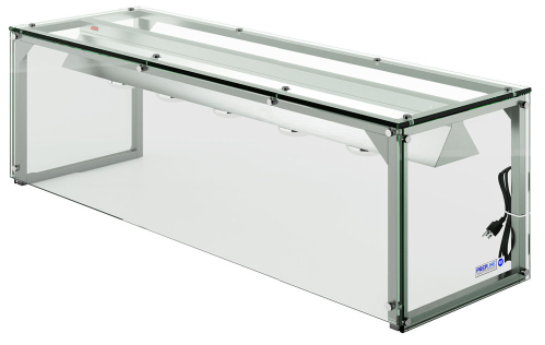 Prepline GST74-5O 74" Five Pan Open Well Gas Hot Food Steam Table with Undershelf