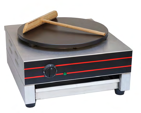 Cookline CM-1 16" Electric Single Cast Iron Crepe Maker, 240V