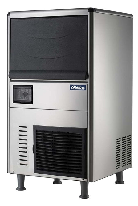 Coldline ICE80 18" 80 lb. Undercounter Ice Machine with Bin, Air Cooled, Half Cube