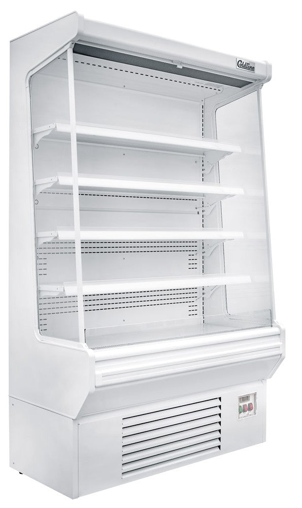 Coldline SOC-51-W 51" White Refrigerated Air Curtain Merchandiser
