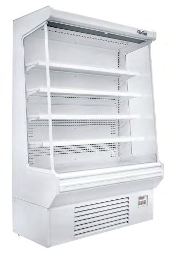 Coldline SOC-61-W 61" Open Air Refrigerated Display Merchandiser, 110V, White, 27.6" Deep