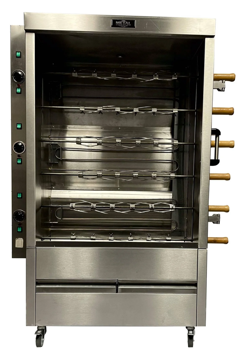 Metal Supreme FRE6VE Electric Chicken Rotisserie, 30 Chicken Capacity